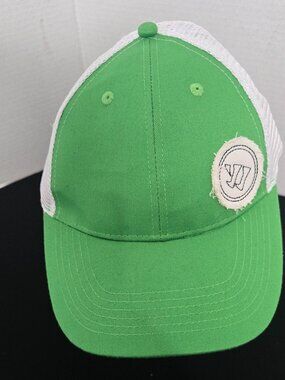 Warrior Sports Lime Green Trucker Snapback Hat